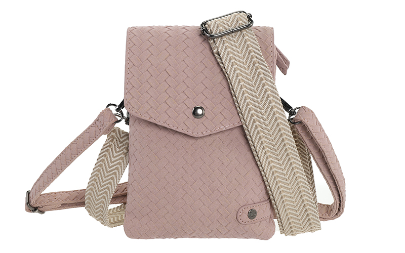 Vintage Pink Telefoon- En Schoudertasje Brisbane – afbeelding 2
