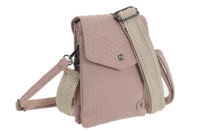 Vintage Pink Telefoon- En Schoudertasje Brisbane – afbeelding 3