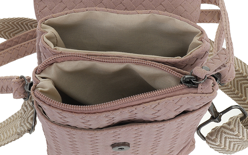 Vintage Pink Telefoon- En Schoudertasje Brisbane – afbeelding 5