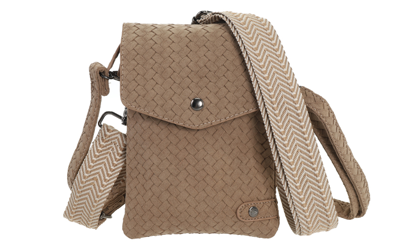 Camel Telefoon- En Schoudertasje Brisbane – afbeelding 2