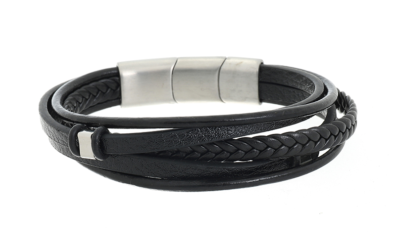 Black Herenarmband Idris