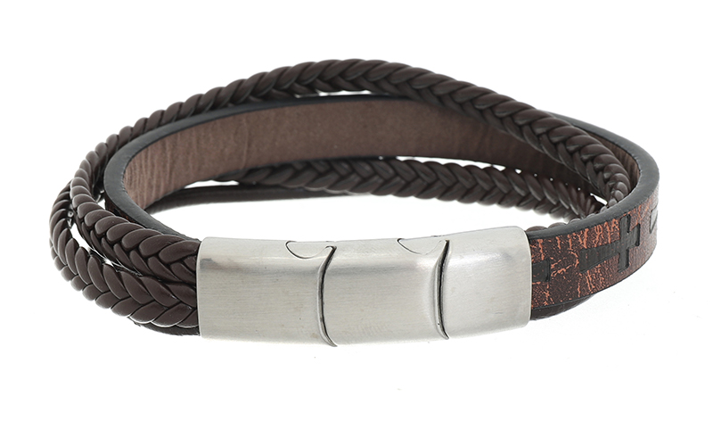 Brown Herenarmband Life in gebruik
