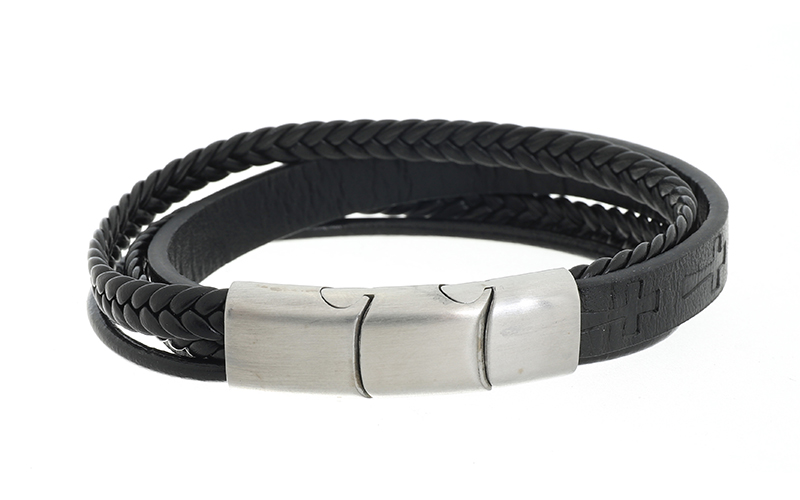 Black Herenarmband Life in gebruik