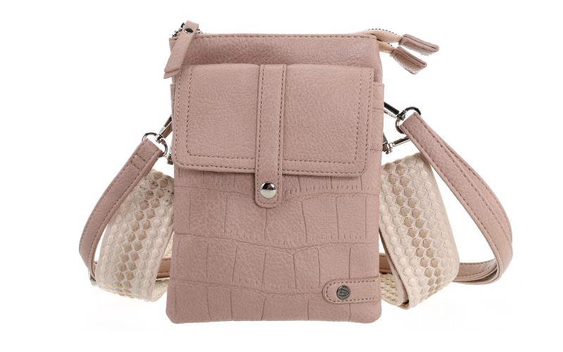 Vintage Pink Telefoon- En Schoudertasje Tyler