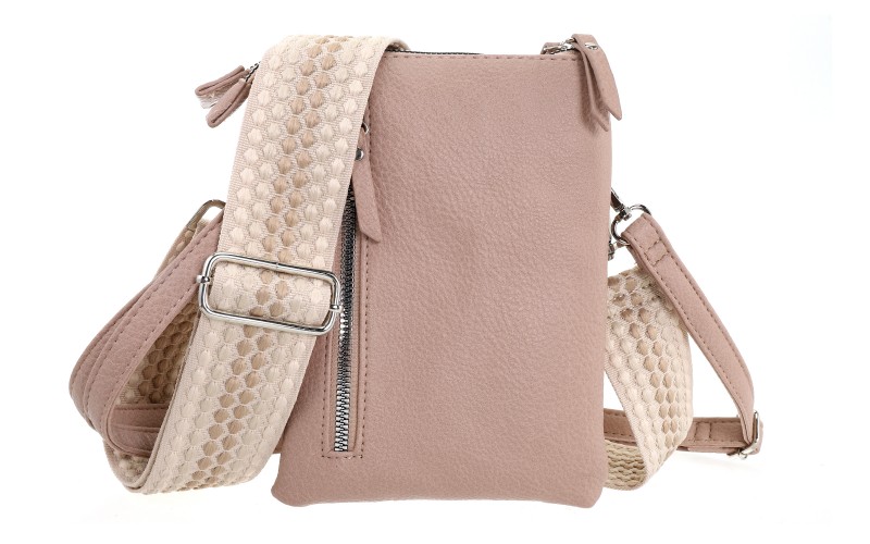 Vintage Pink Telefoon- En Schoudertasje Tyler – afbeelding 4