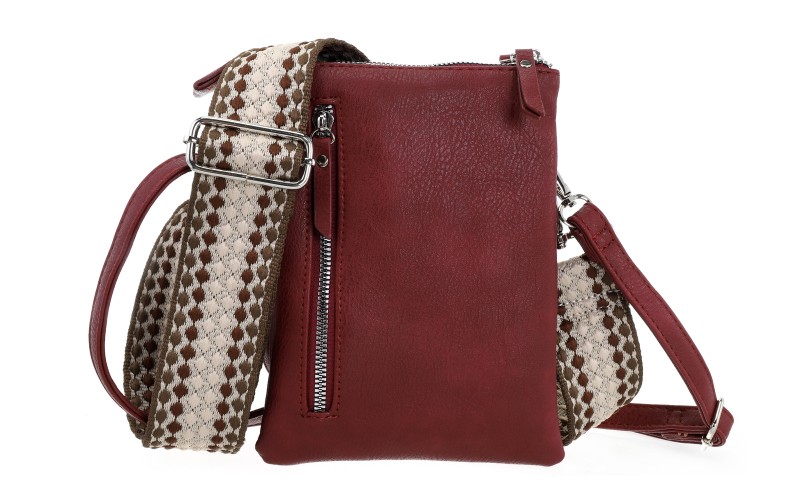 Burgundy Telefoon- En Schoudertasje Tyler – afbeelding 4