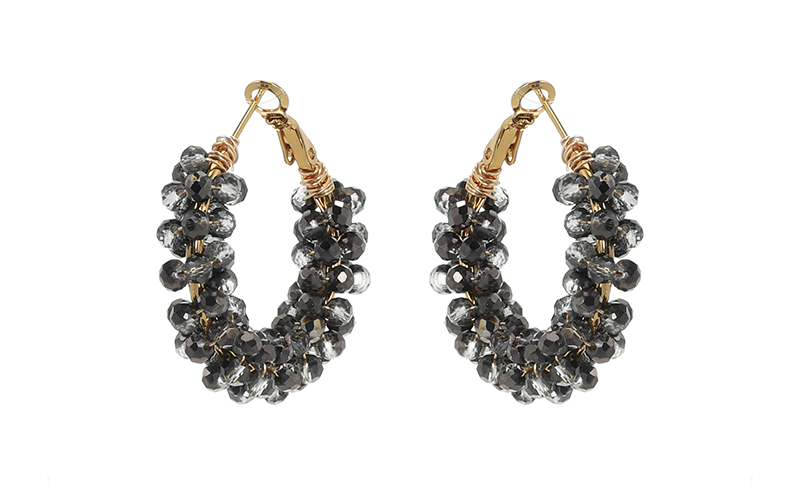 Black Boucles d'Oreilles Helene
