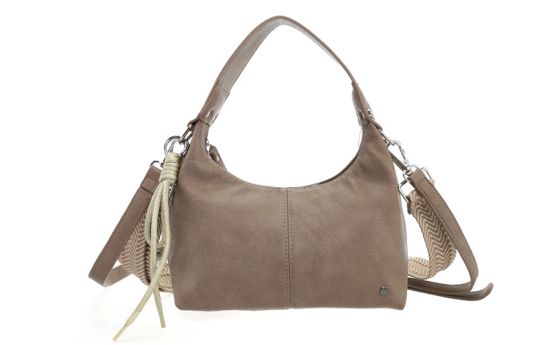 Taupe Quinn Schoudertasje