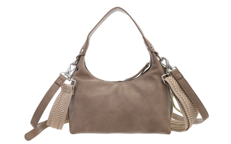 Taupe Quinn Schoudertasje – afbeelding 3