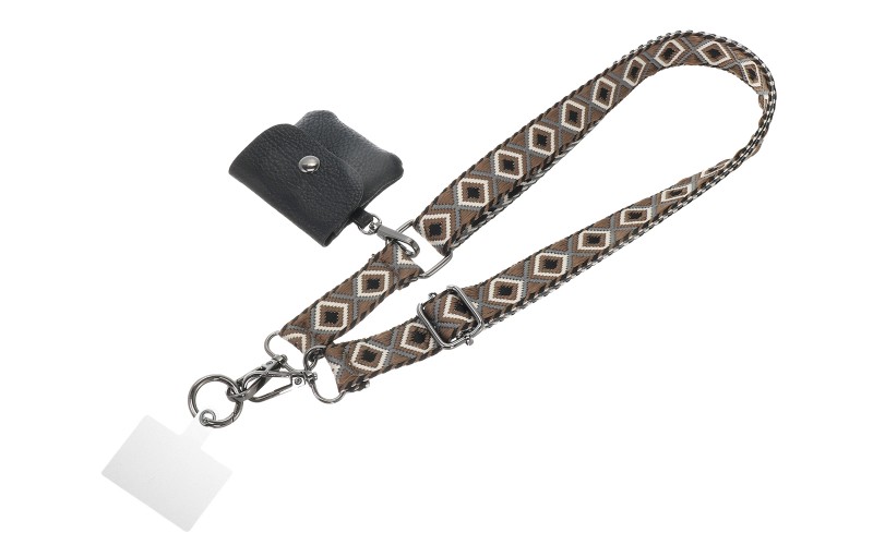 Black Square Telefoonstrap Jansje