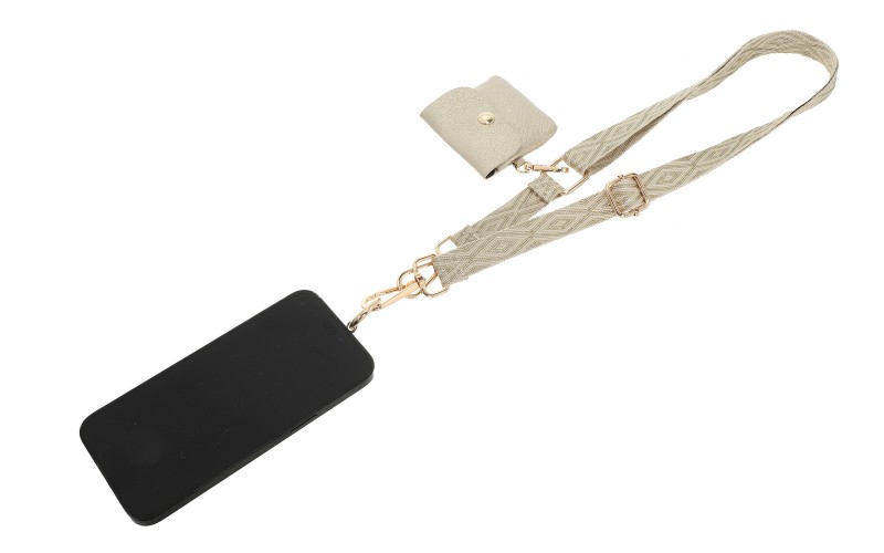 Champagne Telefoonstrap Jansje