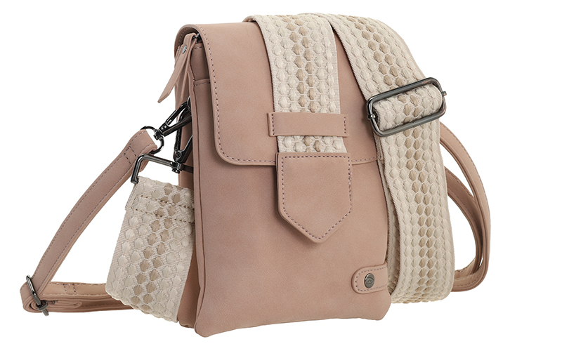 Vintage Pink Crossbody En Telefoontasje Nancy / Metz – afbeelding 3
