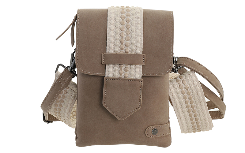 Taupe Crossbody En Telefoontasje Nancy / Metz