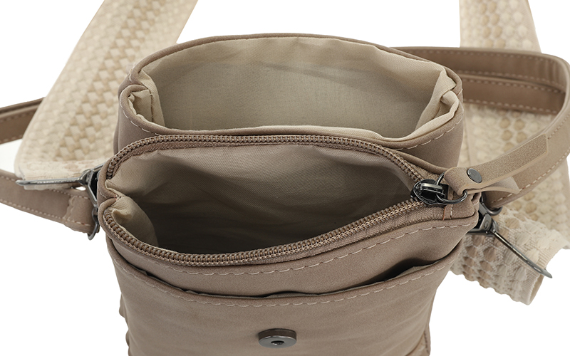 Taupe Crossbody En Telefoontasje Nancy / Metz – afbeelding 5
