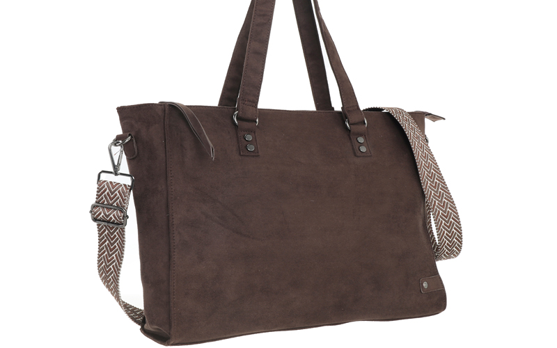Browny Shopper/Schooltas Riga in gebruik