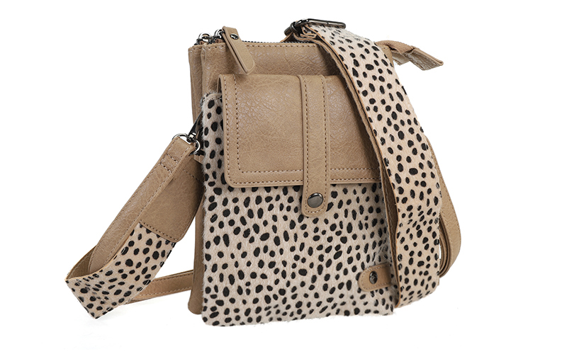 Khaki Dot Telefoon- En Schoudertasje Tyler – afbeelding 3