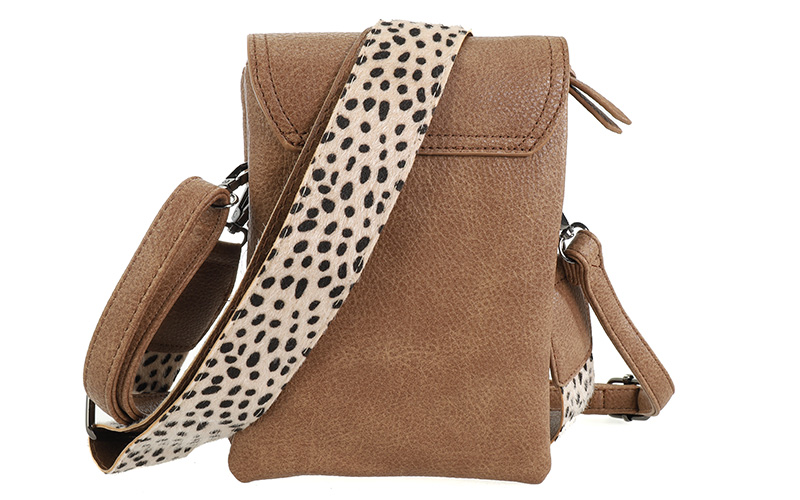 Camel Dot Telefoon- En Schoudertasje Lakewood – afbeelding 4