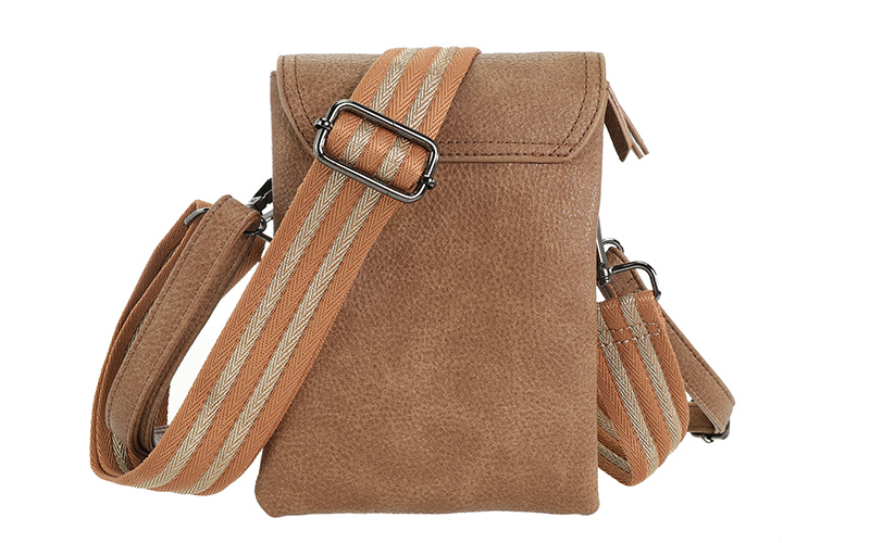 Camel Telefoon- En Schoudertasje Lakewood – afbeelding 4
