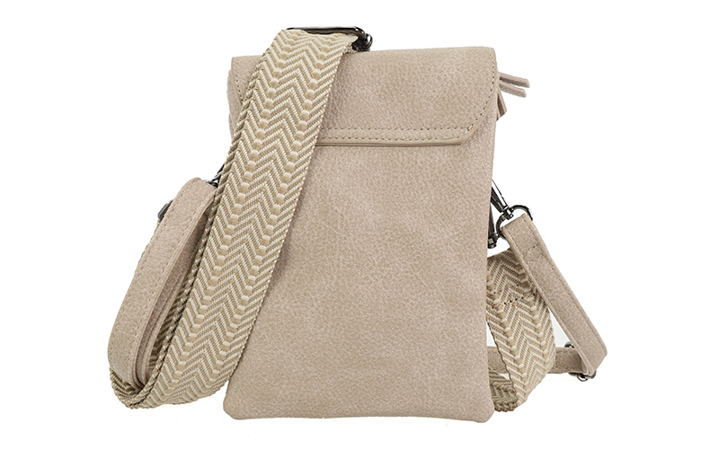 Natural Telefoon- En Schoudertasje Cesar – afbeelding 4