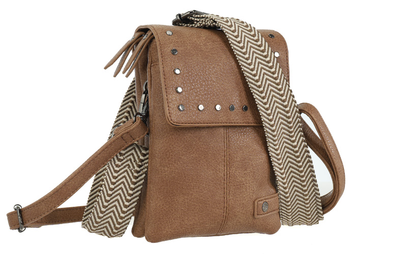 Camel Telefoon- En Schoudertasje Cesar – afbeelding 3
