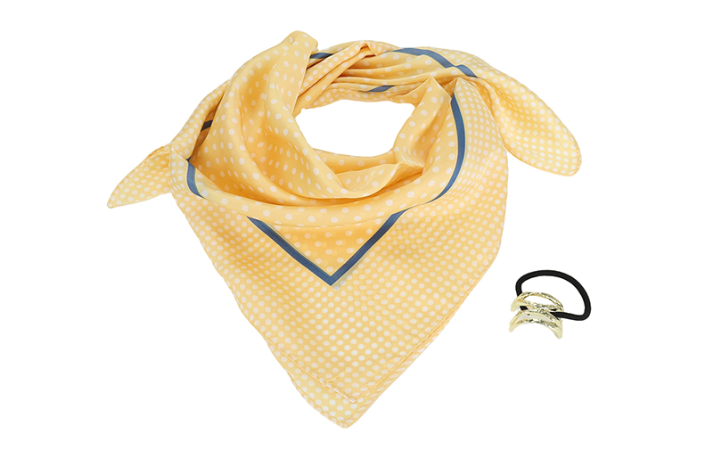 Yellow Dot St. Ives Sjaal – afbeelding 3