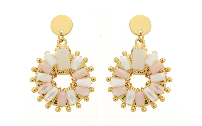 Boucles d'Oreilles Nala Champagne