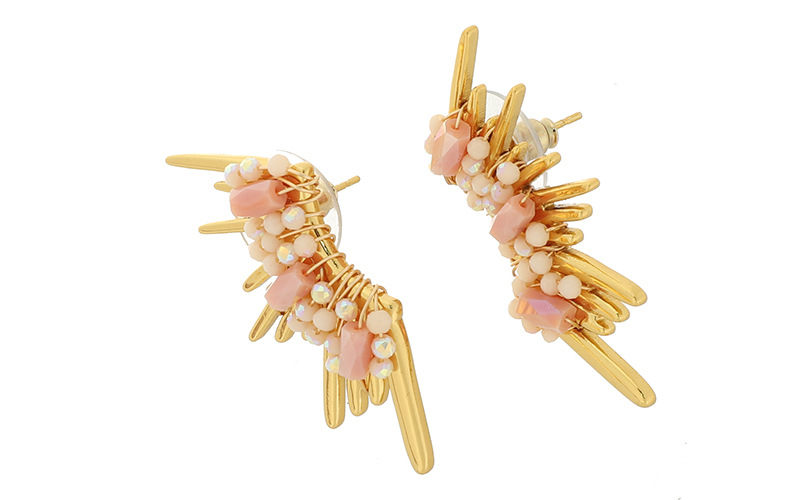 Boucles d'Oreilles Celina Natural en situation