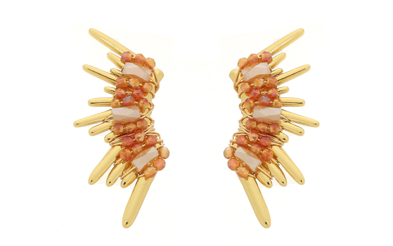 Boucles d'Oreilles Celina Champagne