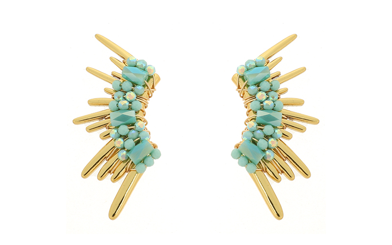 Boucles d'Oreilles Vert Clair Celina