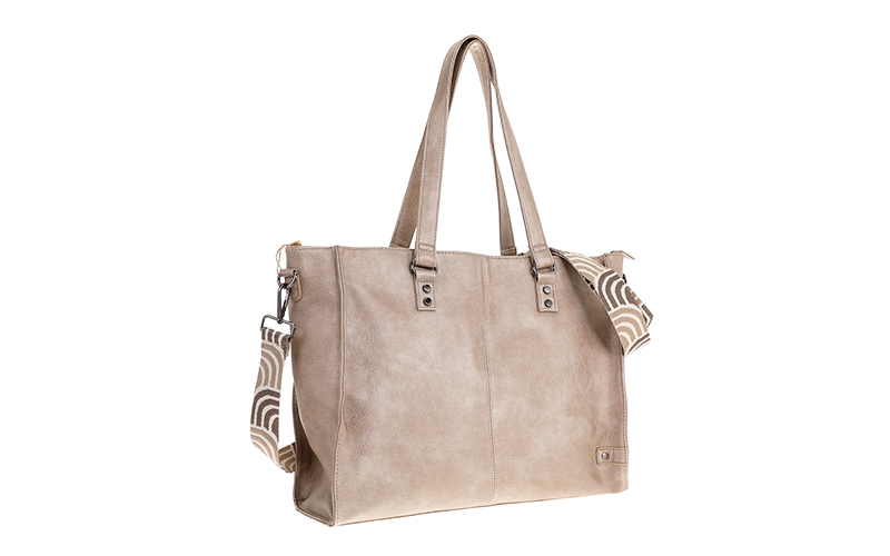 Champagne Shopper/Schooltas Veghel in gebruik