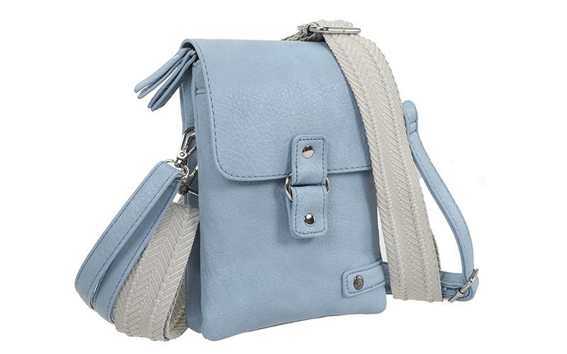 Light Blue Telefoon- En Schoudertasje Keith – afbeelding 3