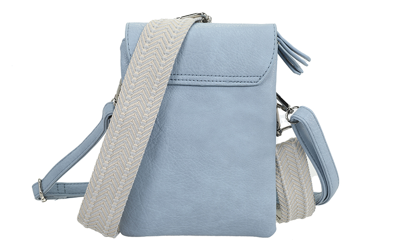 Light Blue Telefoon- En Schoudertasje Keith – afbeelding 4