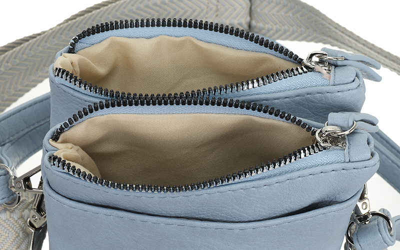 Light Blue Telefoon- En Schoudertasje Keith – afbeelding 5