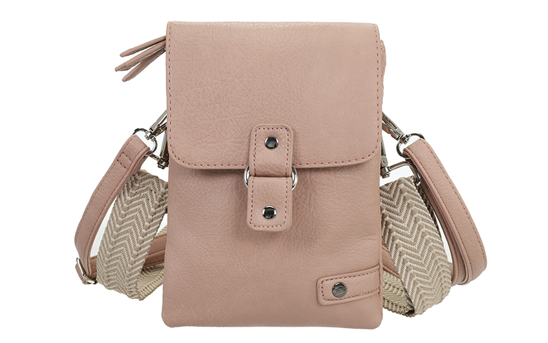 Vintage Pink Telefoon- En Schoudertasje Keith