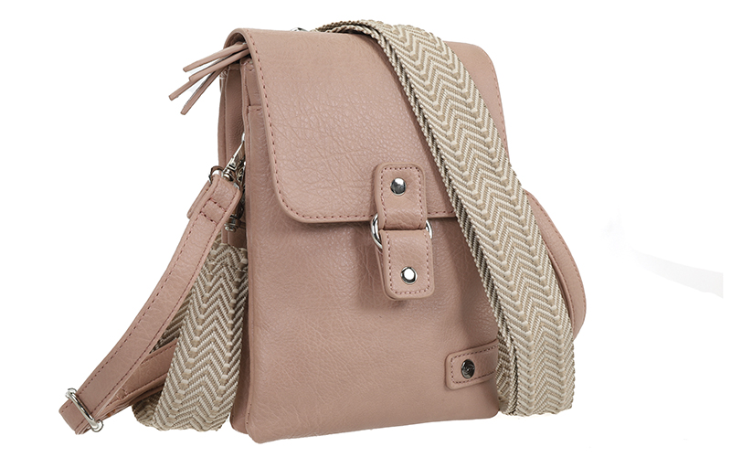 Vintage Pink Phone and Shoulder Bag Keith – afbeelding 3