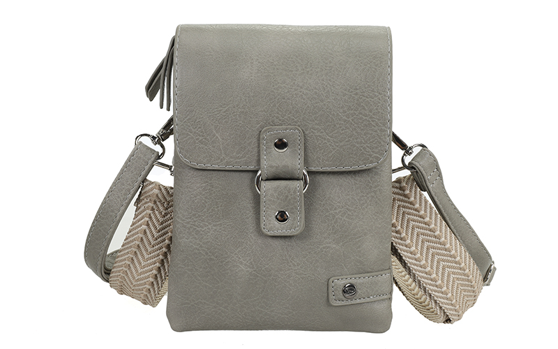Light Grey Telefoon- En Schoudertasje Keith