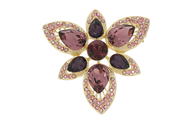 Broche Freesia Violet