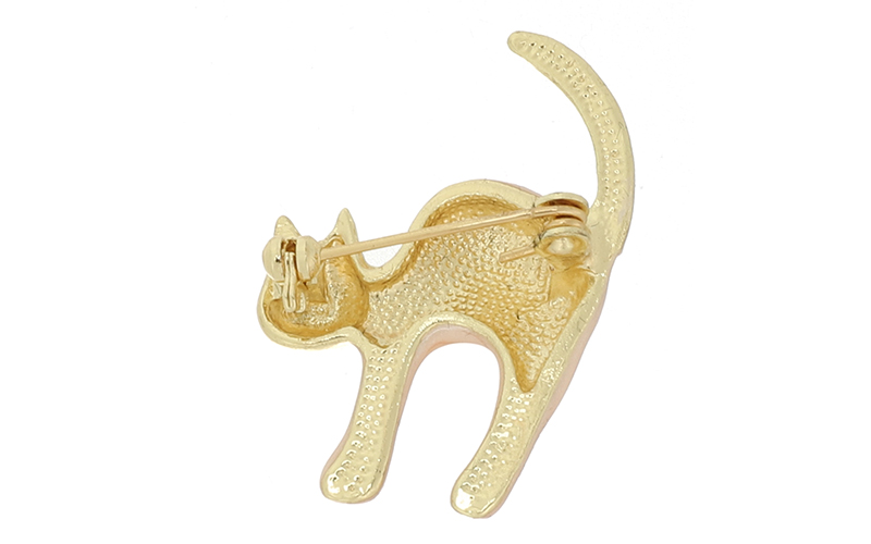 Broche Rose Pim en situation