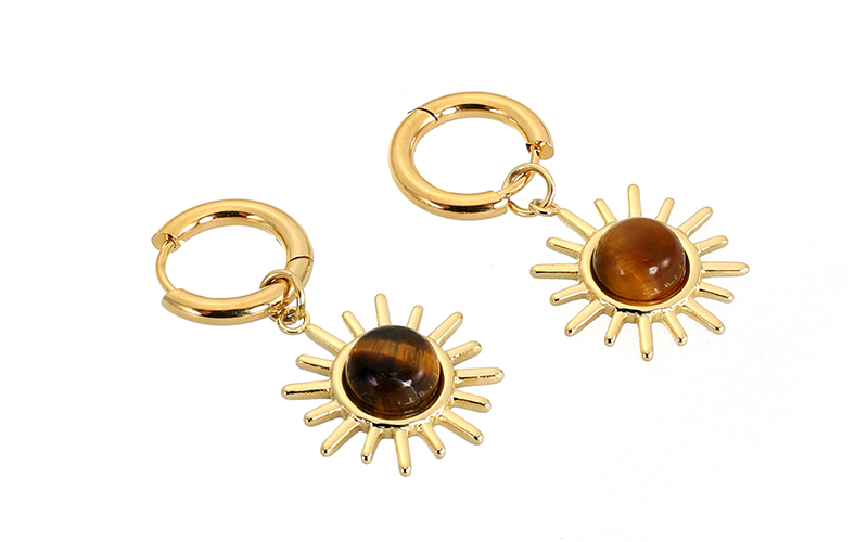 Boucles d'oreilles Stone Maureen en situation