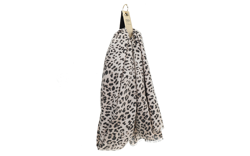 Beige Panter Piran Sjaal – afbeelding 3