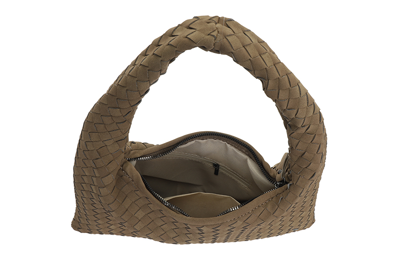 Taupe Schoudertas Kopenhagen – afbeelding 4