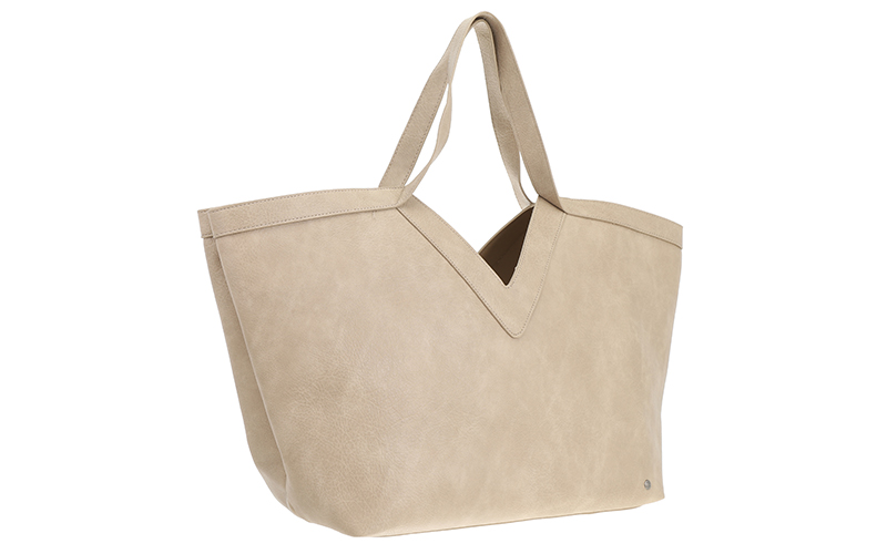 Khaki Damestas Venice in gebruik