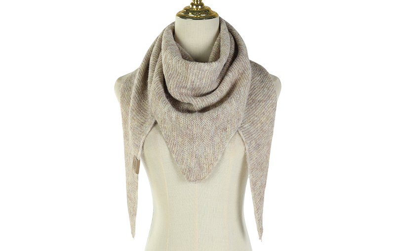 Taupe sjaal Linello