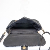 Zwart Gevlochten Damestas Crossbody Loenen – afbeelding 3