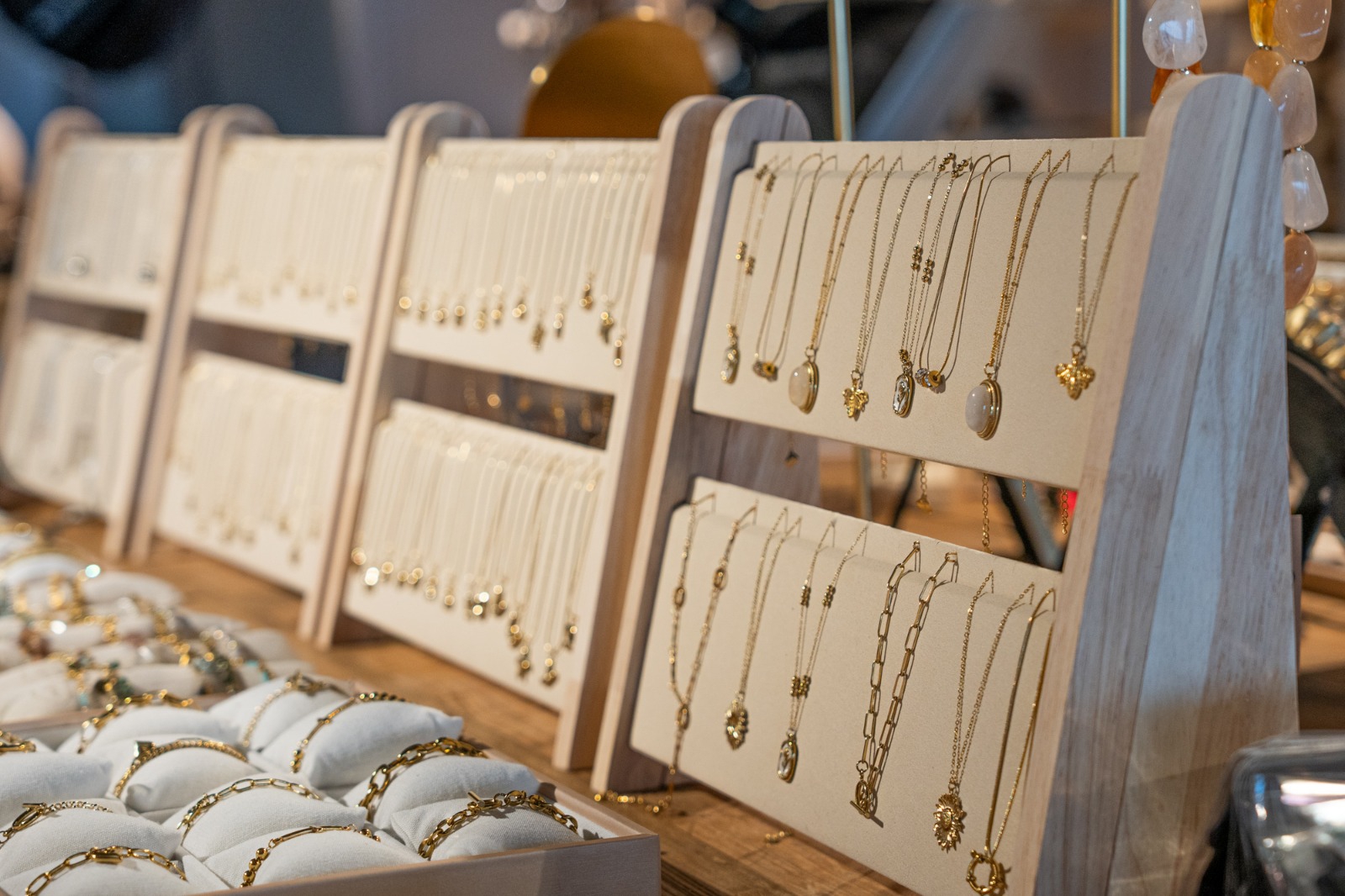 Ketting Display in gebruik