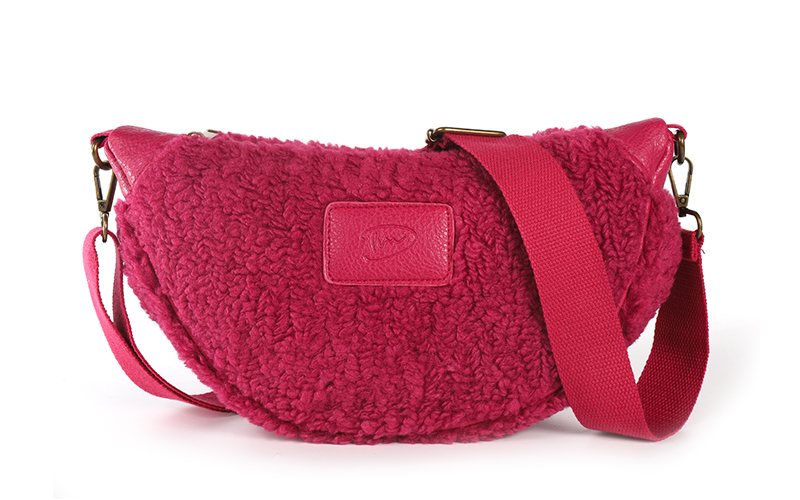 Roze Teddy Crossbodytas Motala – afbeelding 1