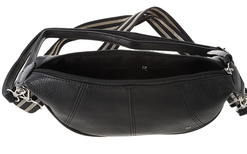 Black crossbodytas Brentford – afbeelding 4