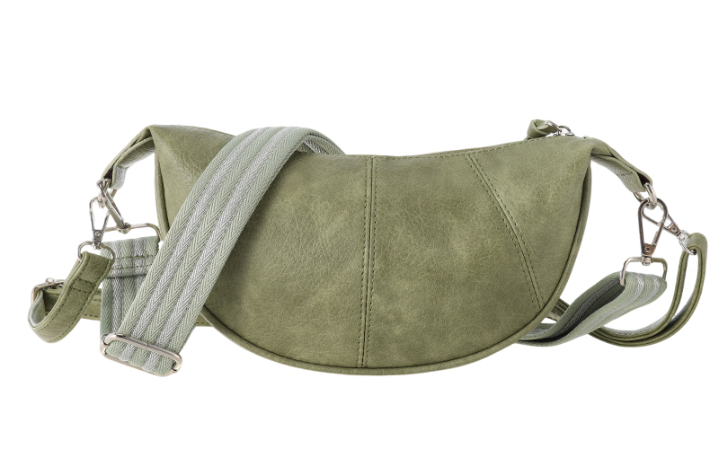 Green crossbodytas Brentford – afbeelding 3