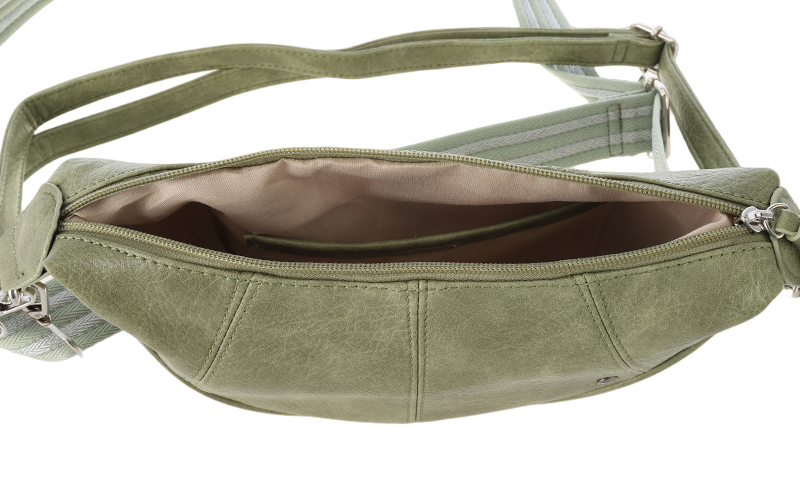 Green crossbodytas Brentford – afbeelding 4