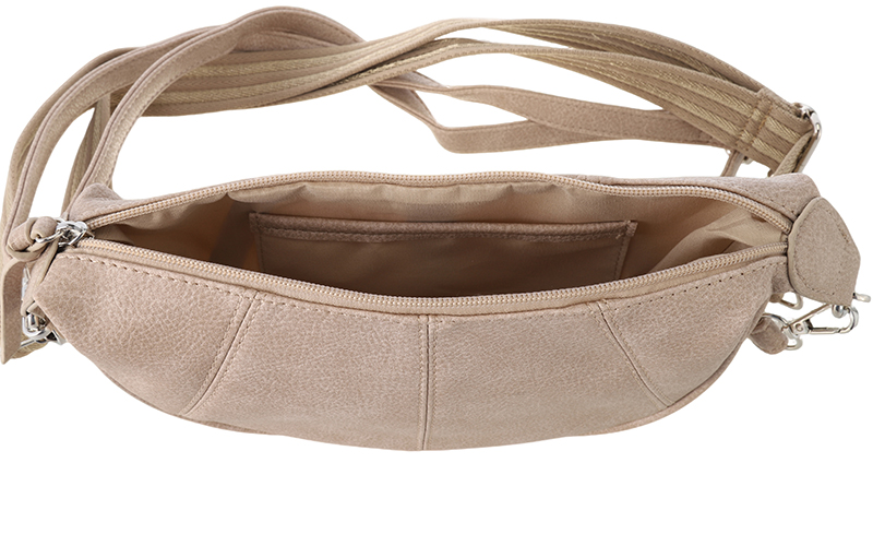 Taupe crossbodytas Brentford – afbeelding 4